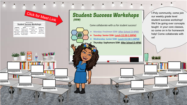 Student Success Workshops provide reteaching of core concepts and test prep skills.